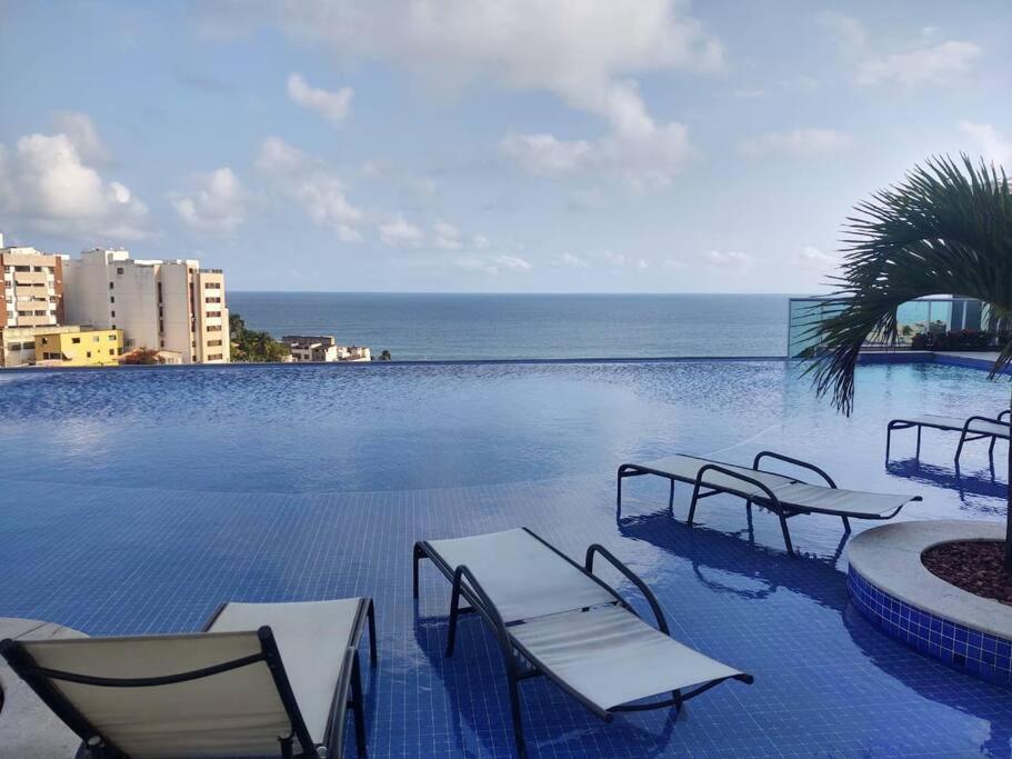 السلفادور Vista Mar Nascente, Dois Quartos, Novo, No Melhor Do Rio Vermelho, Condominio Club, 1103 المظهر الخارجي الصورة
